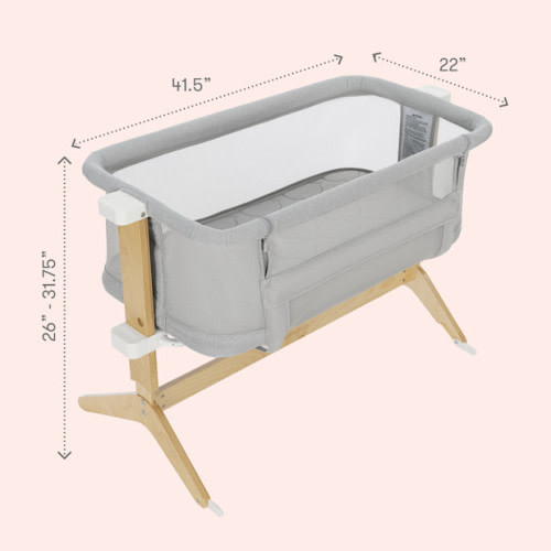 Bassinet & Bedside Sleeper - Grey