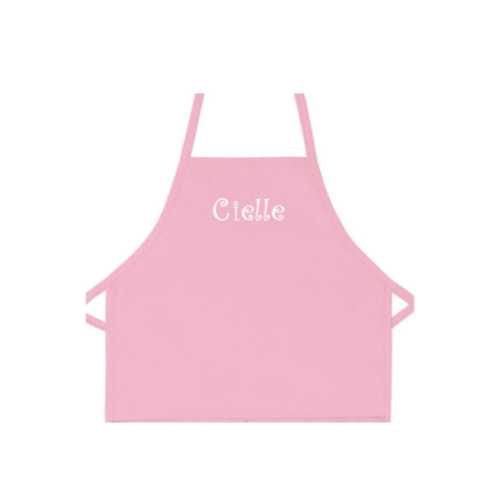 Made in USA Personalized Embroidered Premium Child Apron for Kids Girls Boys Fun Kitchen Chef Gift