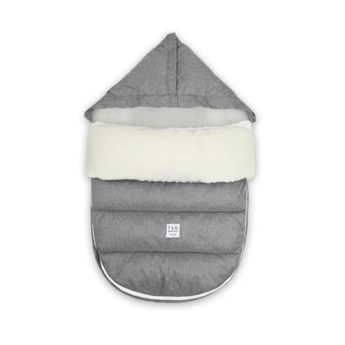 7AM Enfant Universal Stroller Footmuff - Water Repellent Winter Bunting Bag for Strollers & Car Seats, Soft Micro-Fleece & Plush Lined Stroller Footmuff for Baby Boy & Girl | LambPOD