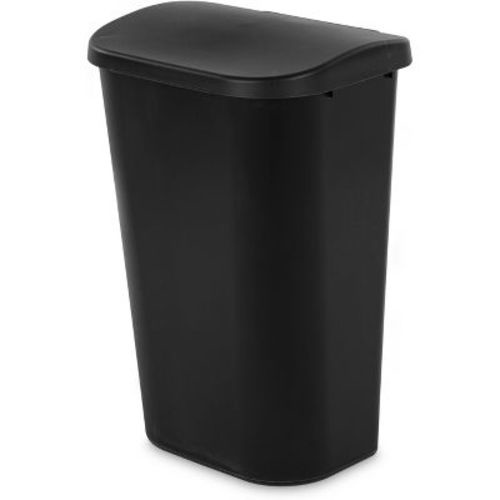 11.3gal Lift Top Waste Basket Black - Brightroom™: Kitchen Trash Can, Fingerprint-Resistant, Indoor Trash Bin