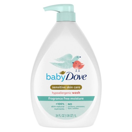 Baby Dove Sensitive Skin Care Baby Wash - Fragrance Free