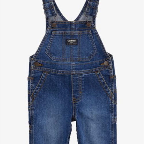 Baby Stretch Denim Classic Overalls - Dark Wash - OshKosh B'gosh | Carter's