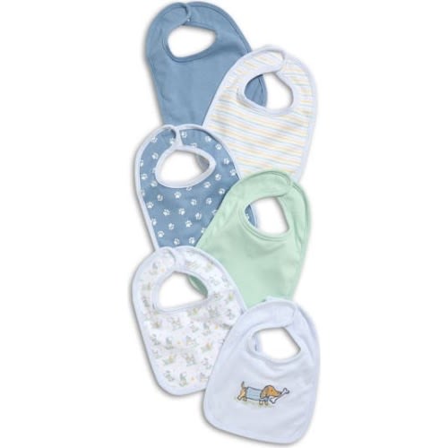 Little Me 6-Pack Dachshund Bibs