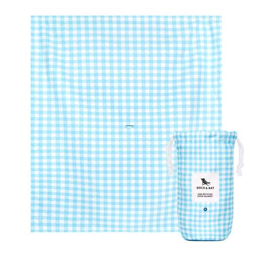 Dock & Bay Picnic Blanket - Whitsunday Blue – Dock & Bay US