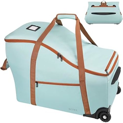 Car Seat Travel Bag for Airplane Compatible with Most Infant Car Seats, Padded Car Seat Cover Bag, Carseat Gate Check Bag for Road Travel