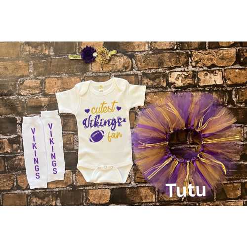 Vikings baby outfit, baby girl outfit, Vikings baby shower, Vikings baby, baby shower gift, new baby gift