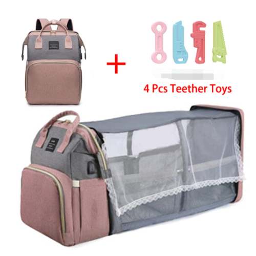 Carbone's Marketplace Folding Mommy Bag Lightweight Portable Folding Crib - BB2ZH-2