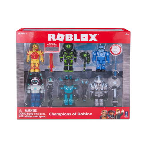 Action Collection - Champions of Roblox 15th Anniversary Gold Six Figure Pack [Includes Exclusive Virtual Item