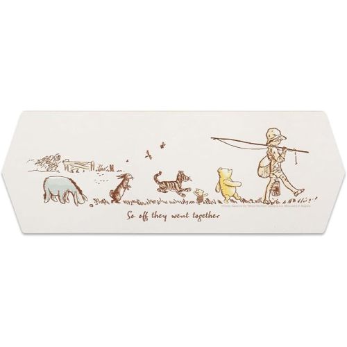 Disney Winnie the Pooh So Off They Went Together Wood Wall Decor