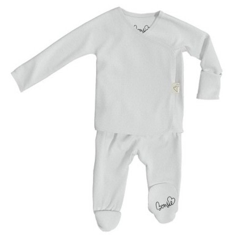 Bonsie Skin to Skin Babywear Footie - Milk Newborn
