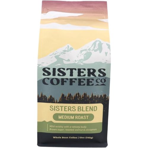 Sisters Coffee Sisters Blend Whole Bean Coffee, 12 OZ