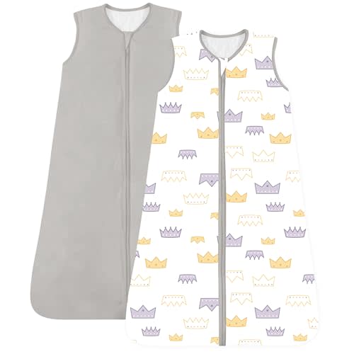 TOTCHILL Baby Sleep Sack, 1.0 TOG Cozy Wearable Blanket, Soft Sleeping Bag with Zipper, Toddler Sleep Sack 0-3-6-12-24-3T