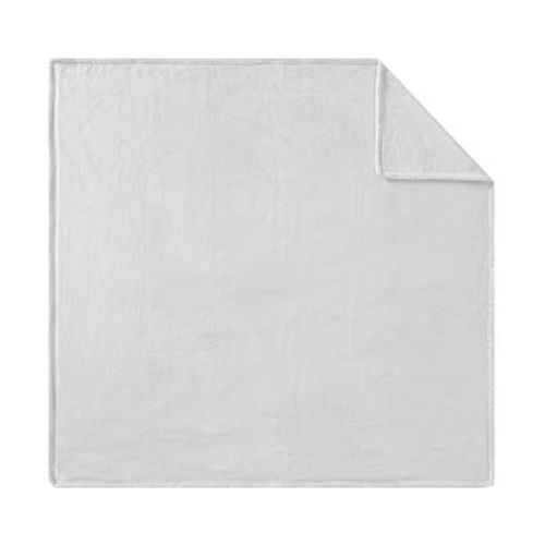 Chamois Baby Blanket, 47x47 in, Gray