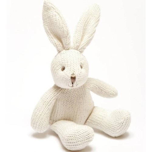 Knitted Bunny Rattle
