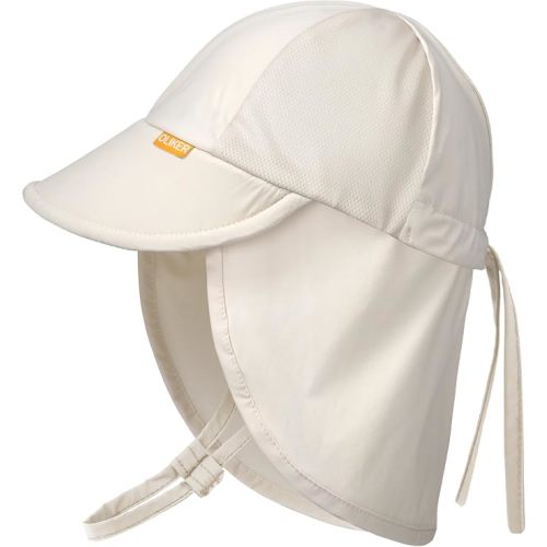 Baby Sun Hat with Breathable Mesh, UPF 50+ Unisex Toddler Summer Beach Swim