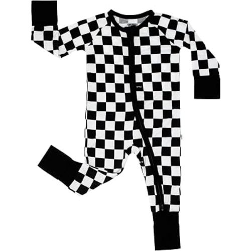 Little Sleepies Pajamas for Baby Boys & Girls, Viscose from Bamboo Baby Pajamas, Sleepers, 2-Way Zipper PJs
