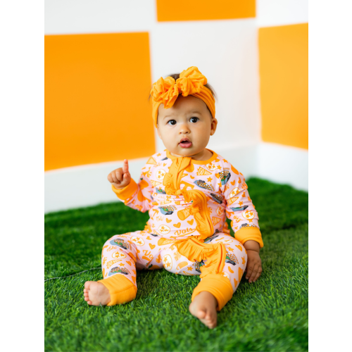 Vols Vibes Ruffle Zippy – Little Josie's