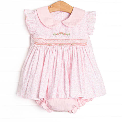 Bleu: Winifred Embroidered Diaper Set, Pink – Stitchy Fish
