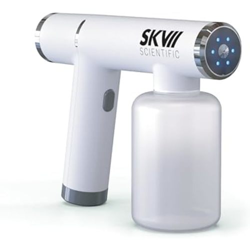 SKV Cordless Atomizing Sprayer, 360-Degree Coverage Disinfection Sprayer for Household Sanitization, Rechargeable, 16 oz Tank