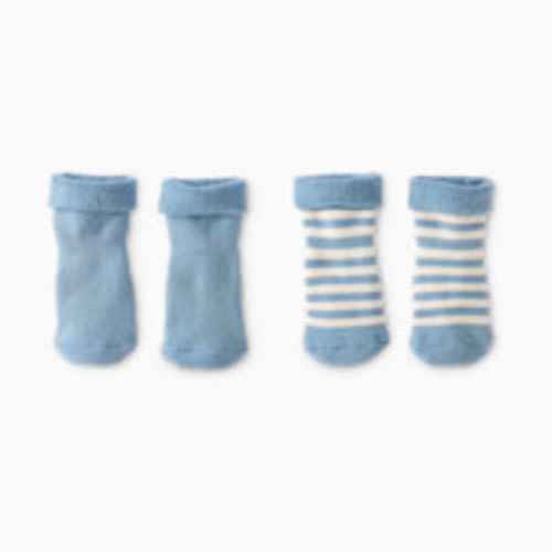 Hanna Andersson 2-pk Baby Socks - North Air, 6-12 M