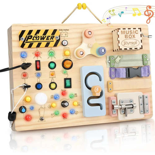 Montessori Busy Board for Early Learning Kids – Joyreal