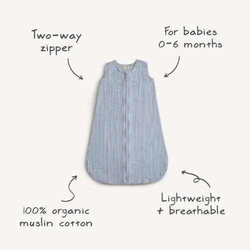 Mushie Organic Cotton Baby Sleep Bag