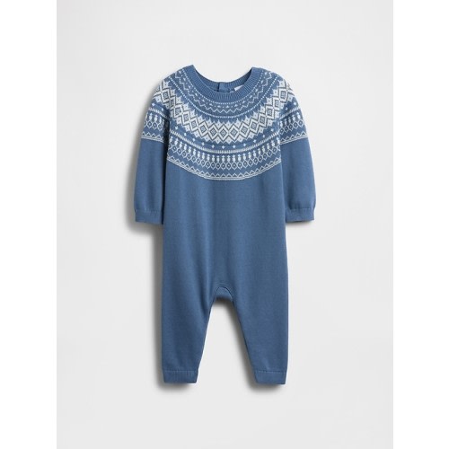 Baby Fair Isle Sweater One-Piece