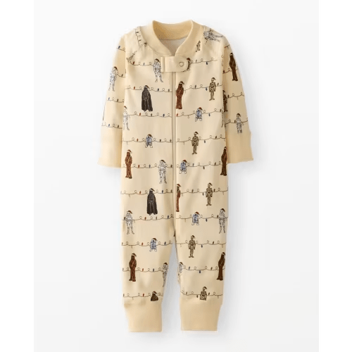 [0-3M Tan] STAR WARS™ Holiday HannaJams™ Sleeper | Hanna Andersson