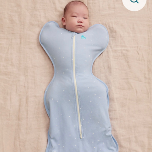 Swaddle Up™ 1.0 TOG Cotton Powder Blue Twinkle