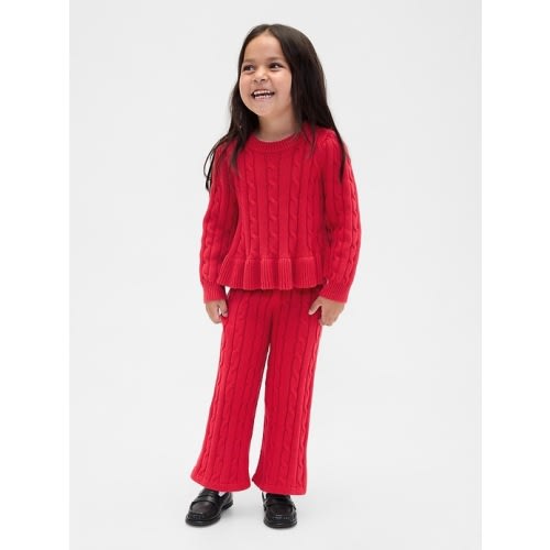 Baby & Toddler Cable-Knit Sweater Set