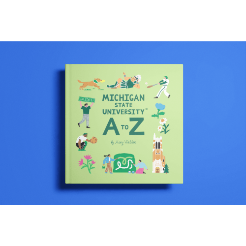 Michigan State University A to Z Children's Book | Personalized MSU Baby Gift | Collegiate ABCs