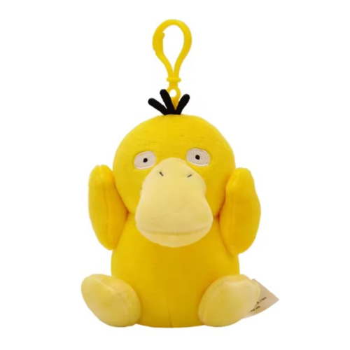 Psyduck Plush Keychain Backpack Clip Bag Clip 4.5" tall 1 count