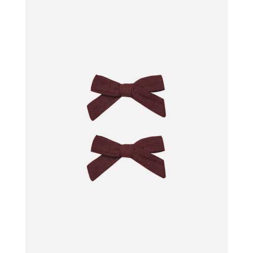 Bows, Set Of 2 || Burgundy – Rylee + Cru
