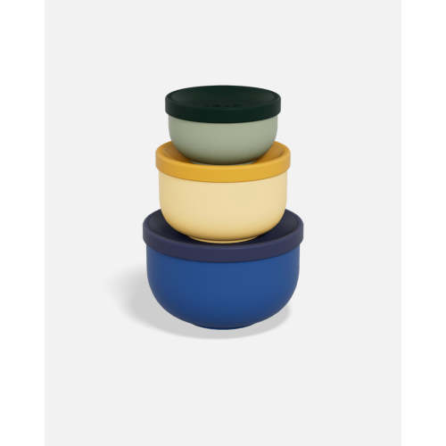 Stainless Nesting Snack Bowls - Midnight Snack