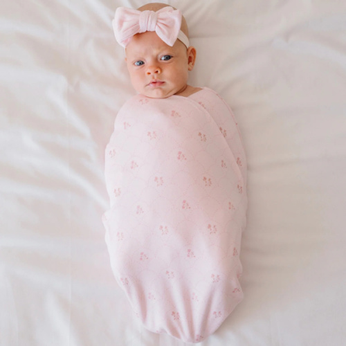 Cocoon Swaddle-Bamboo Cotton, Dainty Dots