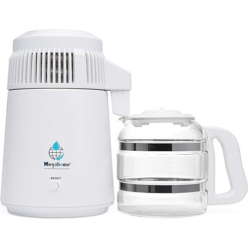 Countertop Water Distiller, White, Glass Collection