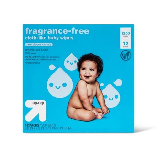 Fragrance-Free Baby Wipes - up & up™ (1200 count)
