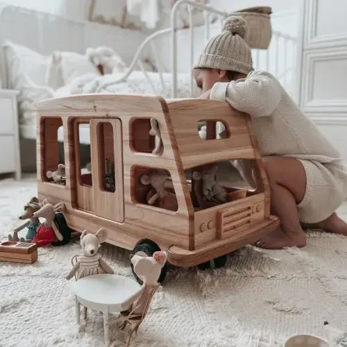 Drewart Camper Van, Natural – My Toy Wagon
