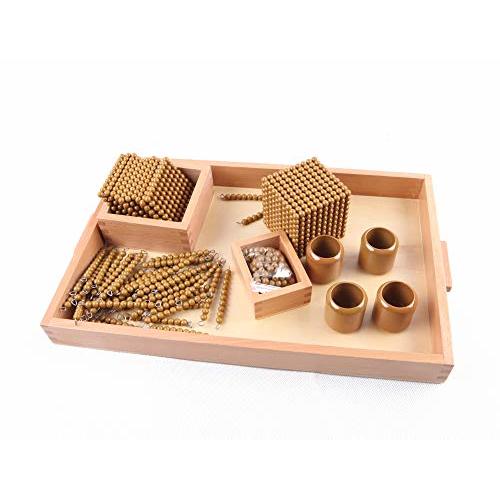 Golden Math Bead Material - Montessori Number Learning Educational Gifts for Kids