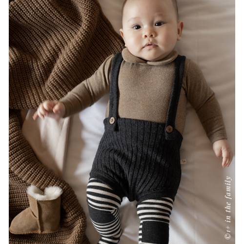 Striped Recycled Knit Jumper Ecru Babe & Tess Fashion Baby ,