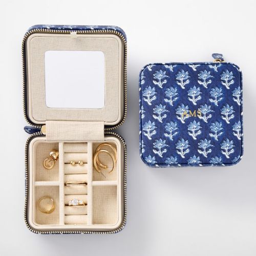 Small Travel Jewelry Case