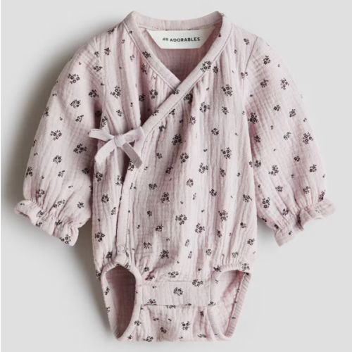 COTTON MUSLIN ROMPER SUIT