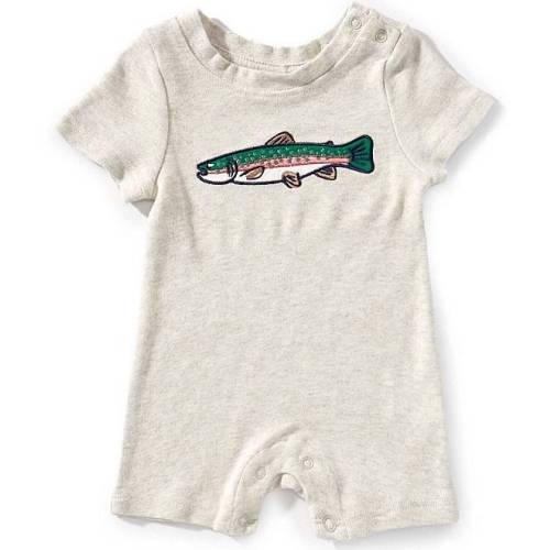 Baby Boys Trout Print Shortall