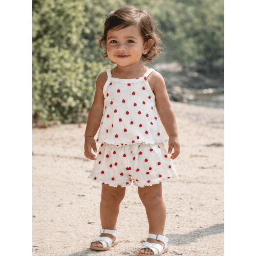 Ladybug / Organic Pointelle Summer Set – SpearmintLOVE
