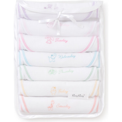 Girls Days of the Week Bibs Set - Kissy Kissy | Maisonette