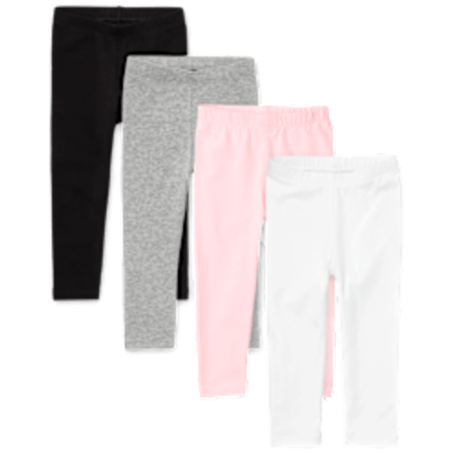 Baby And Toddler Girls Knit Leggings 4-Pack | The Children's Place