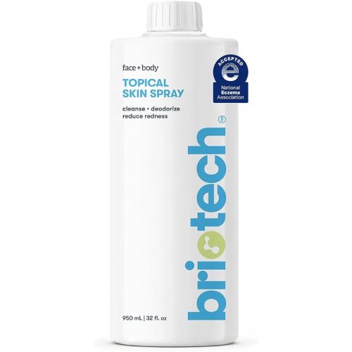 BRIOTECH Topical Skin Spray, Face & Body HOCl Skincare, 32 oz