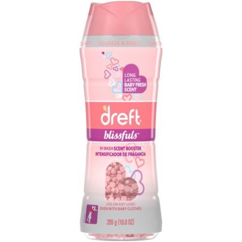 Dreft Blissfuls In-Wash Scent Booster Beads, Baby Fresh, 10 oz