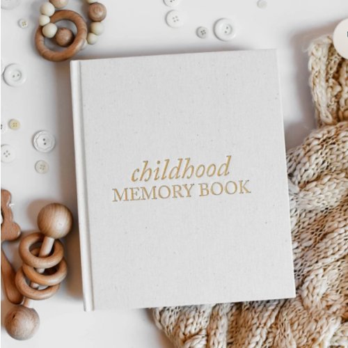 Childhood Memory Book (cream)