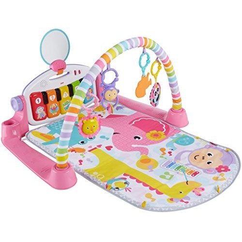 Fisher-Price Deluxe Kick & Play Piano Gym - Pink Multi